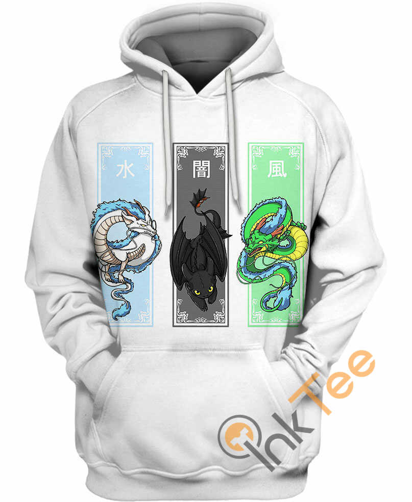 Shenron And Haku Dragon Amazon Best Selling Hoodie 3d