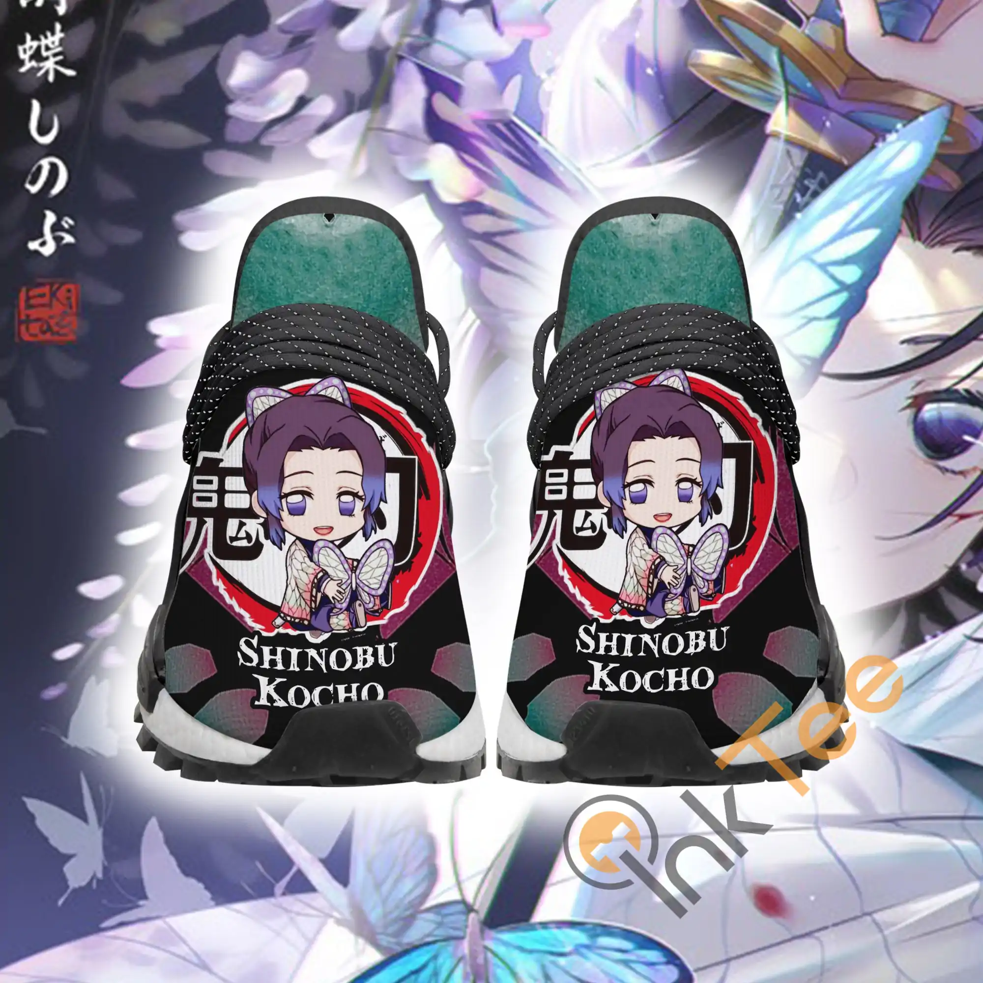 Shinobu Kocho Custom Demon Slayer Anime Amazon NMD Human Shoes