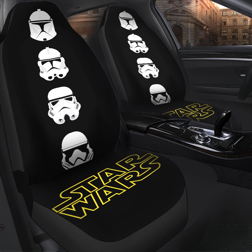 Stormstrooper Head Car Seat Covers