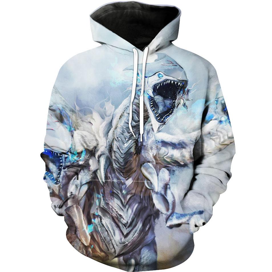 white dragon hoodie