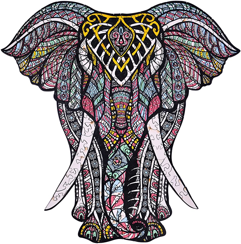 Decorative Elephant Jigsaw Puzzle