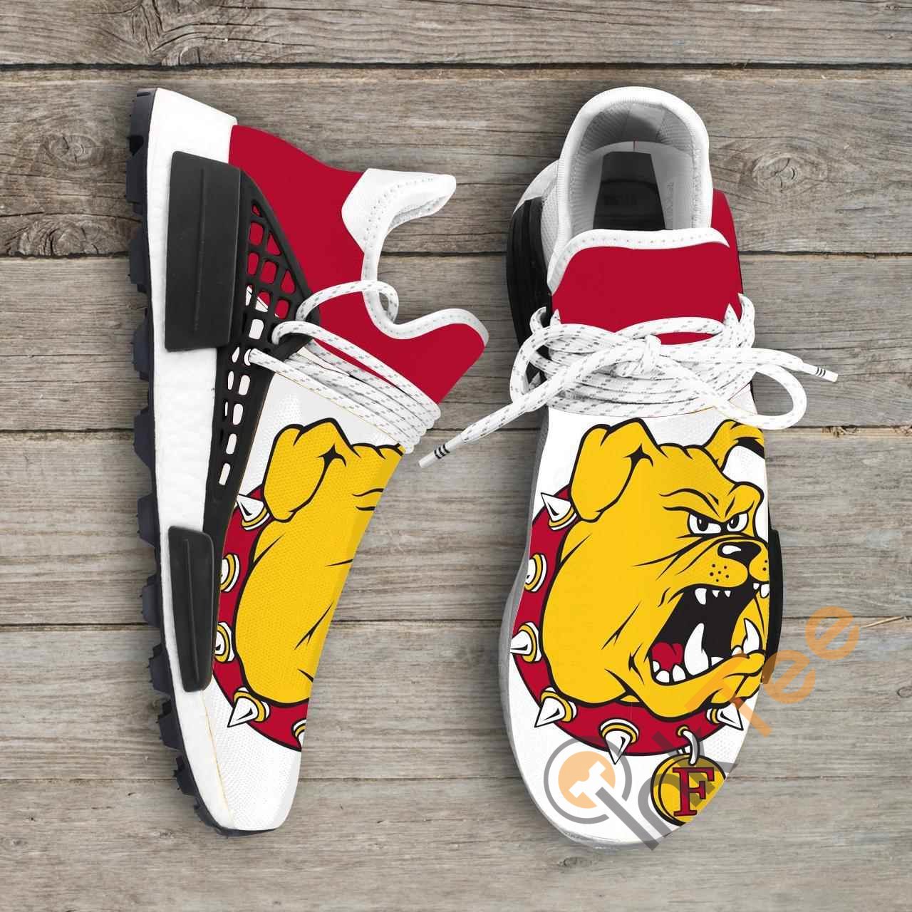 Ferris State 2017 2022 Christmas Break Ferris State Bulldogs Ncaa Nmd Human Shoes