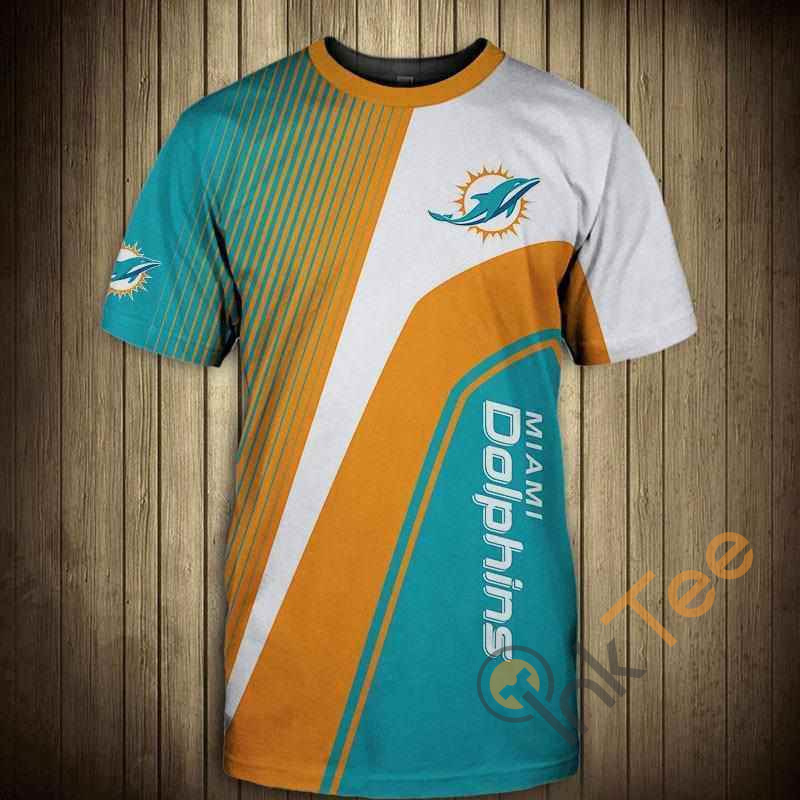 3D Custom Miami Dolphins T Shirts Cheap 