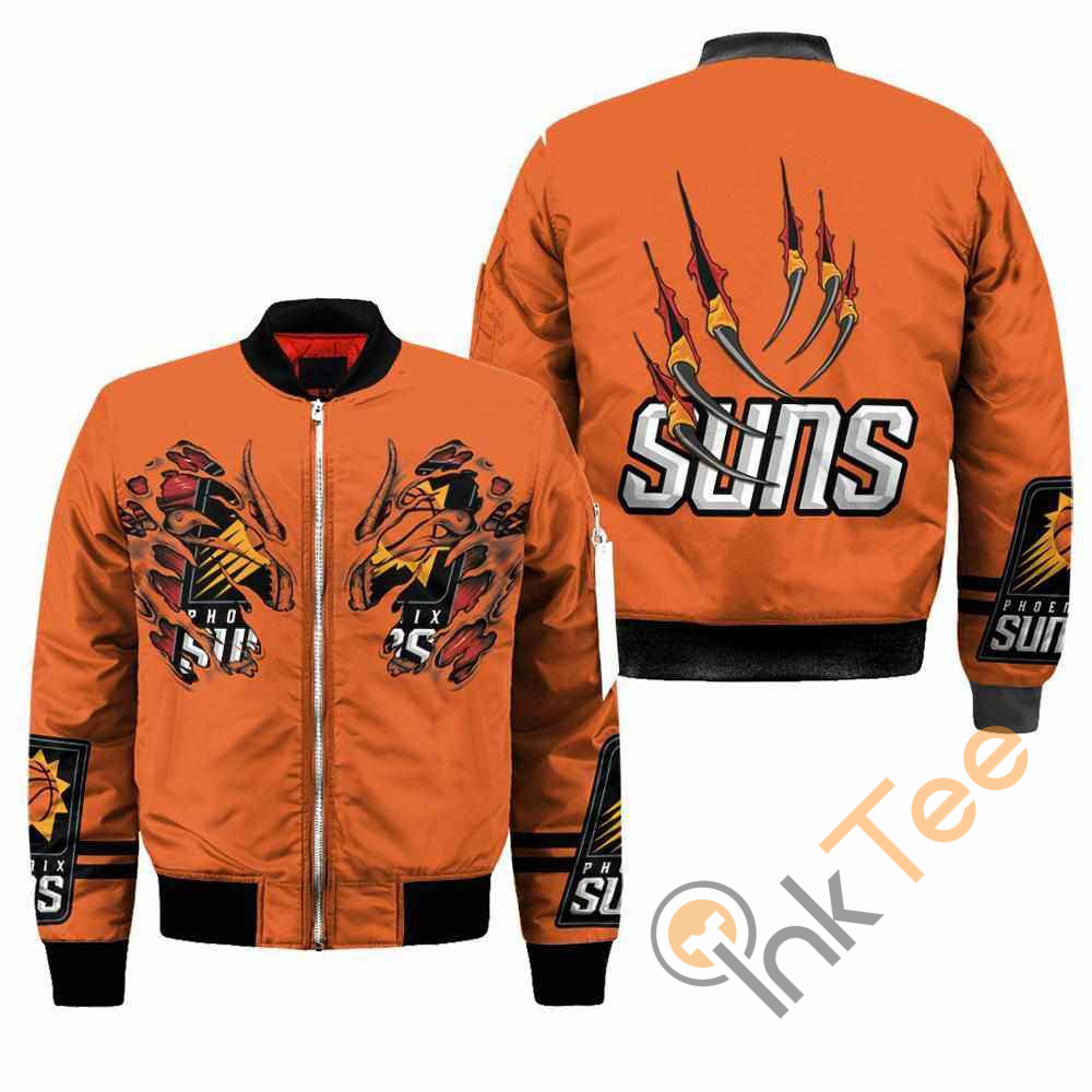 Phoenix Suns NBA Claws Apparel Best Christmas Gift For Fans Bomber Jacket