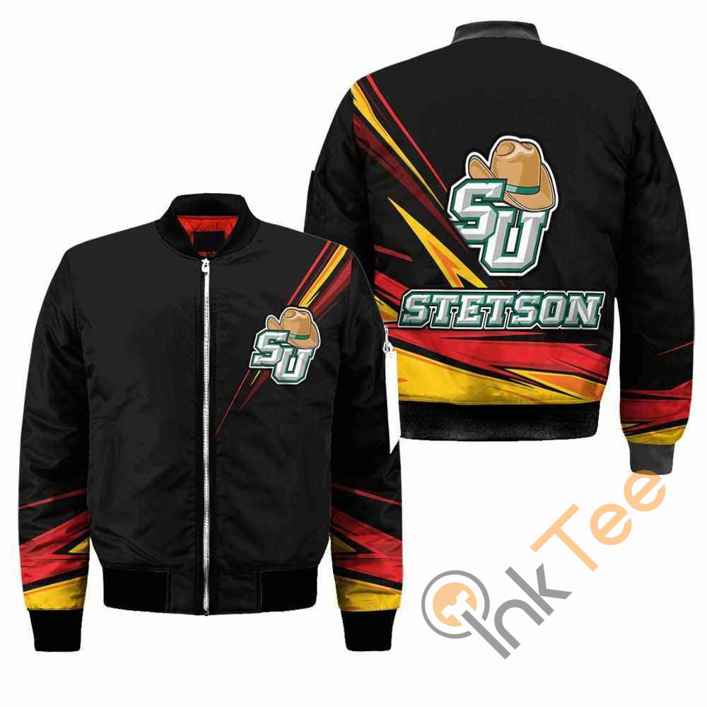 Stetson Hatters NCAA Black Apparel Best Christmas Gift For Fans Bomber Jacket