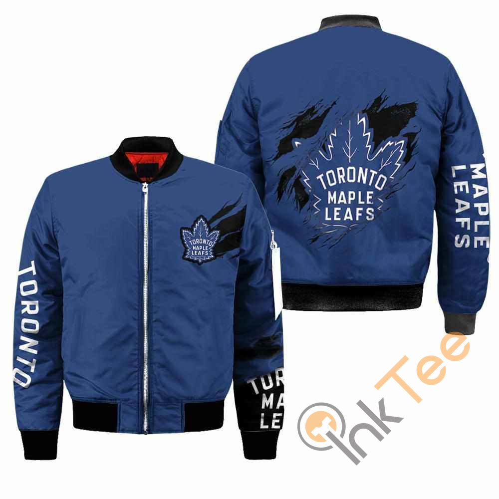 Toronto Maple Leafs Nhl Apparel Best Christmas Gift For Fans Bomber Jacket