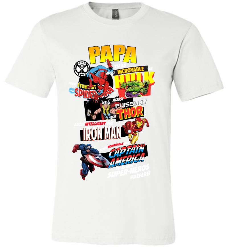 Inktee Store - Avenger Superhero Marvel Characters Premium T-Shirt Image