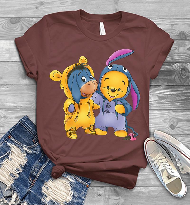 Inktee Store - Baby Eeyore And Pooh Men T-Shirt Image