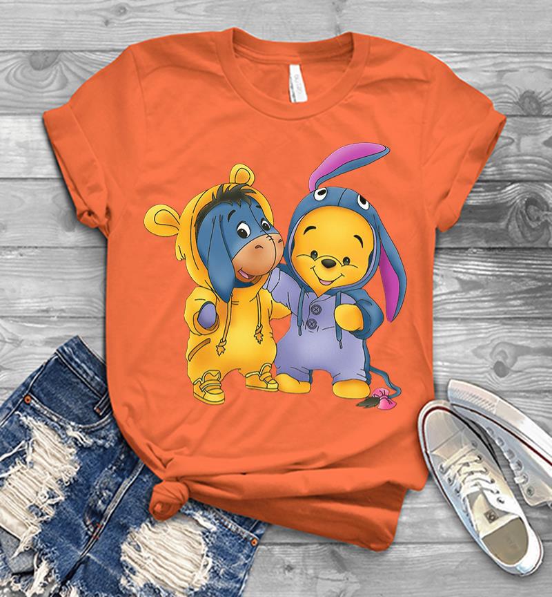 Inktee Store - Baby Eeyore And Pooh Men T-Shirt Image