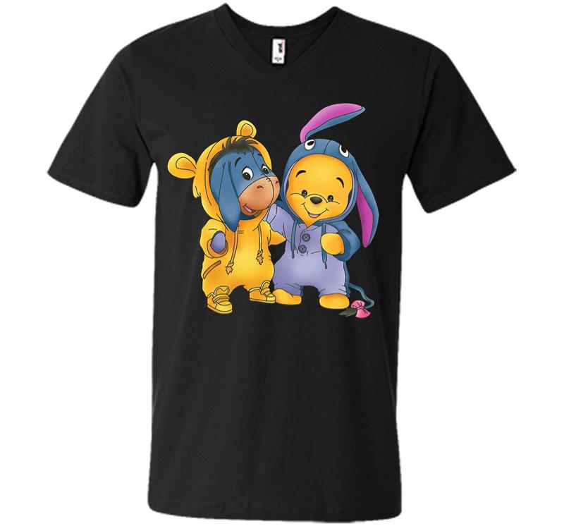 Baby Eeyore And Pooh V-Neck T-Shirt