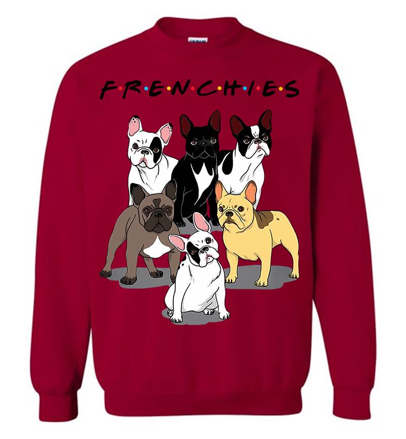 Inktee Store - Bulldog Team Frenchies Sweatshirt Image