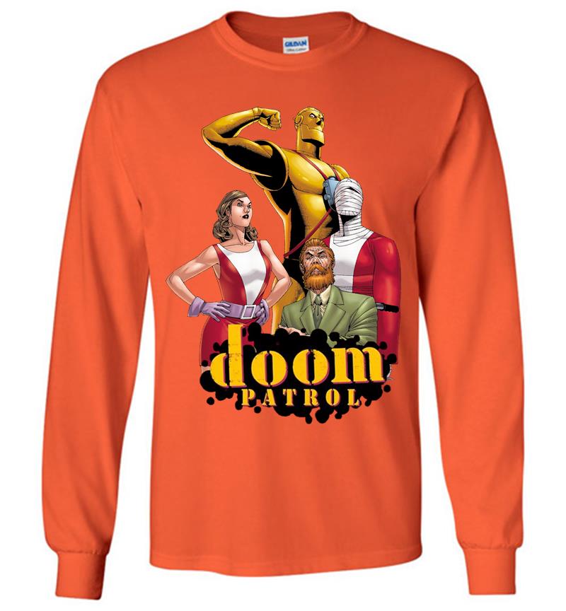 Inktee Store - Doom Patrol Classic Comics Long Sleeve T-Shirt Image