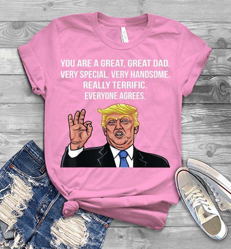 Inktee Store - Funny Donald Trump Fathers Day Great Dad Gift Men T-Shirt Image