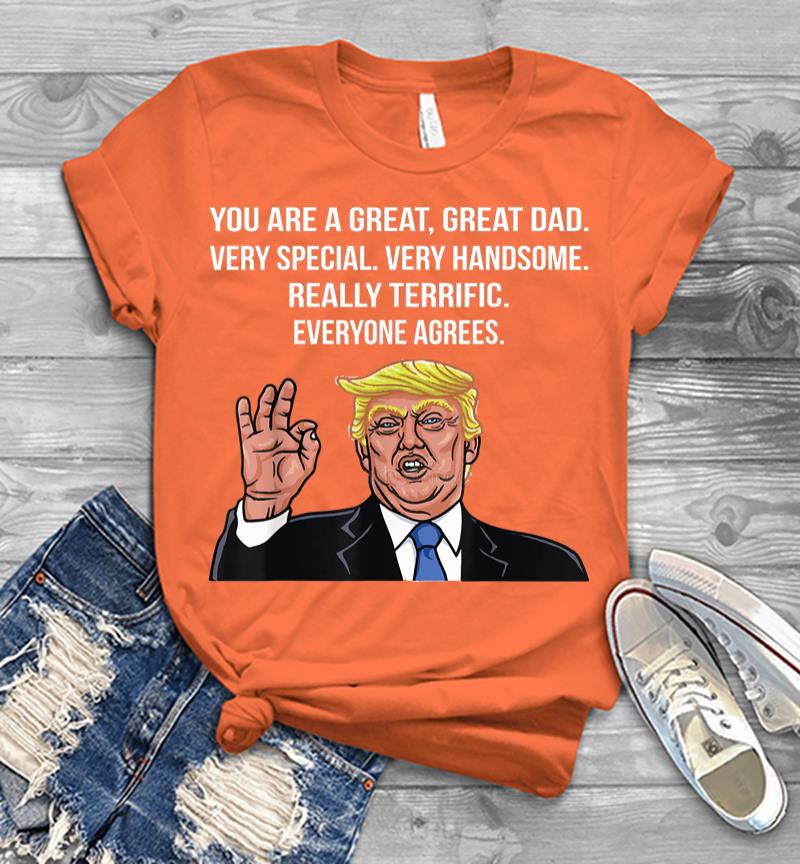 Inktee Store - Funny Donald Trump Fathers Day Great Dad Gift Men T-Shirt Image