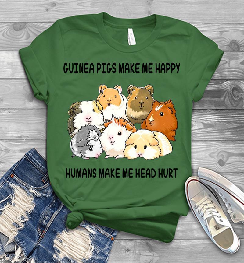 Inktee Store - Guinea Pigs Make Me Happy Men T-Shirt Image