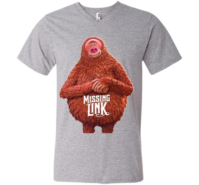 Inktee Store - Missing Link Officials V-Neck T-Shirt Image