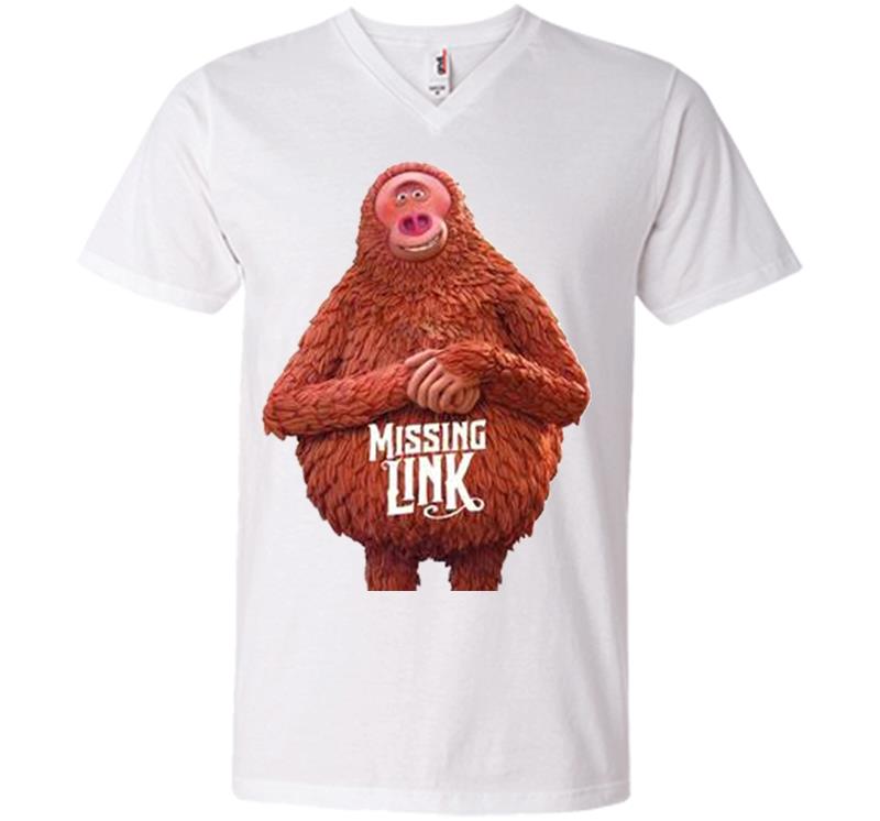 Inktee Store - Missing Link Officials V-Neck T-Shirt Image