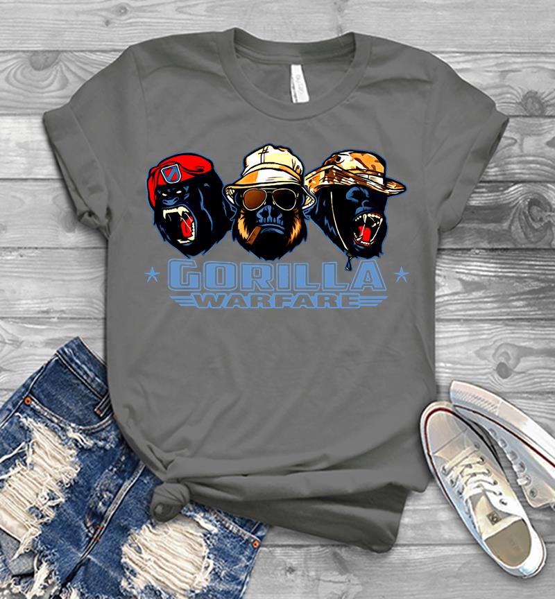 Inktee Store - Official Gorilla Warfare Men T-Shirt Image