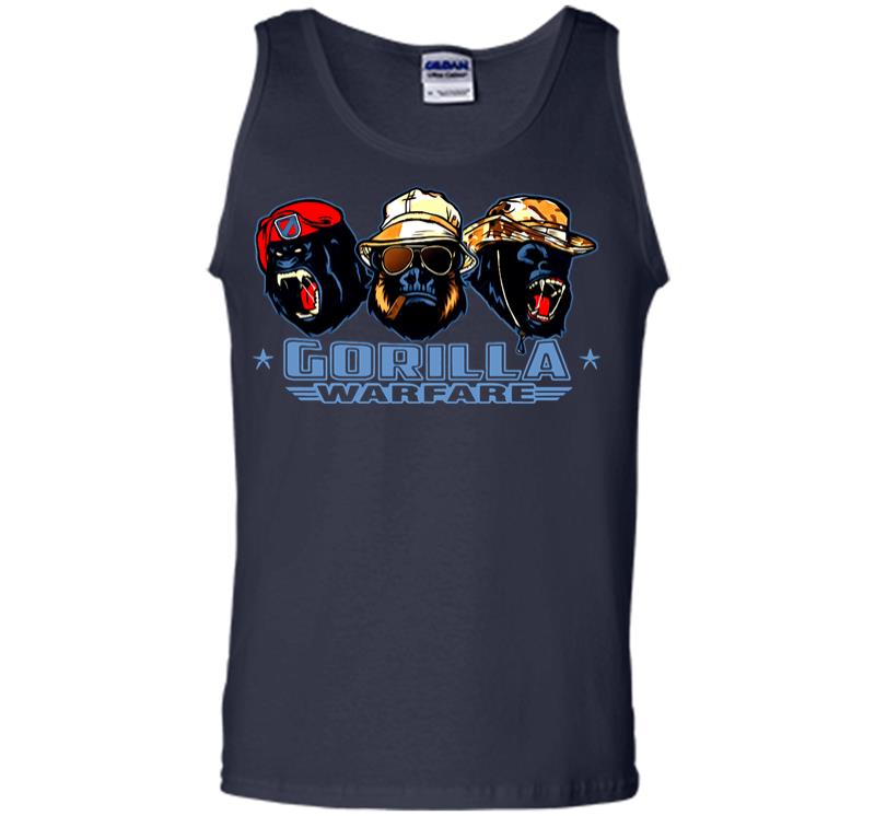 Inktee Store - Official Gorilla Warfare Men Tank Top Image
