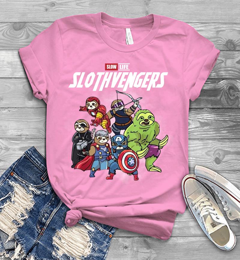 Inktee Store - Official Slow Life Slothvengers Men T-Shirt Image