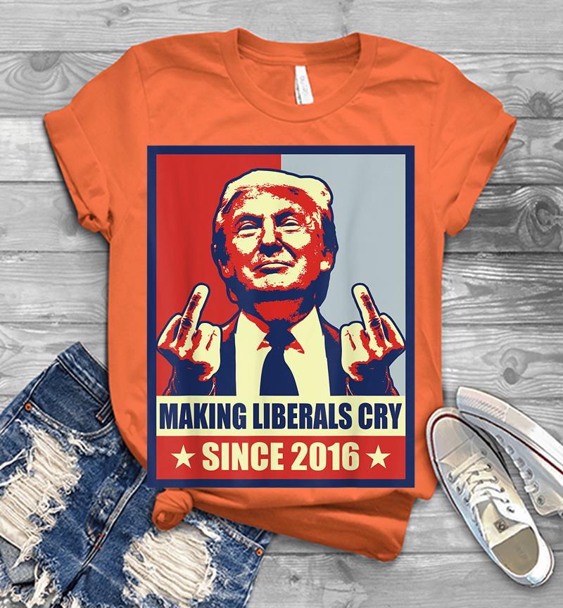 Inktee Store - Pro President Donald Trump Gifts 2020 Making Liberals Cry Men T-Shirt Image
