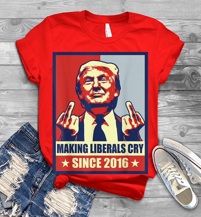 Inktee Store - Pro President Donald Trump Gifts 2020 Making Liberals Cry Men T-Shirt Image
