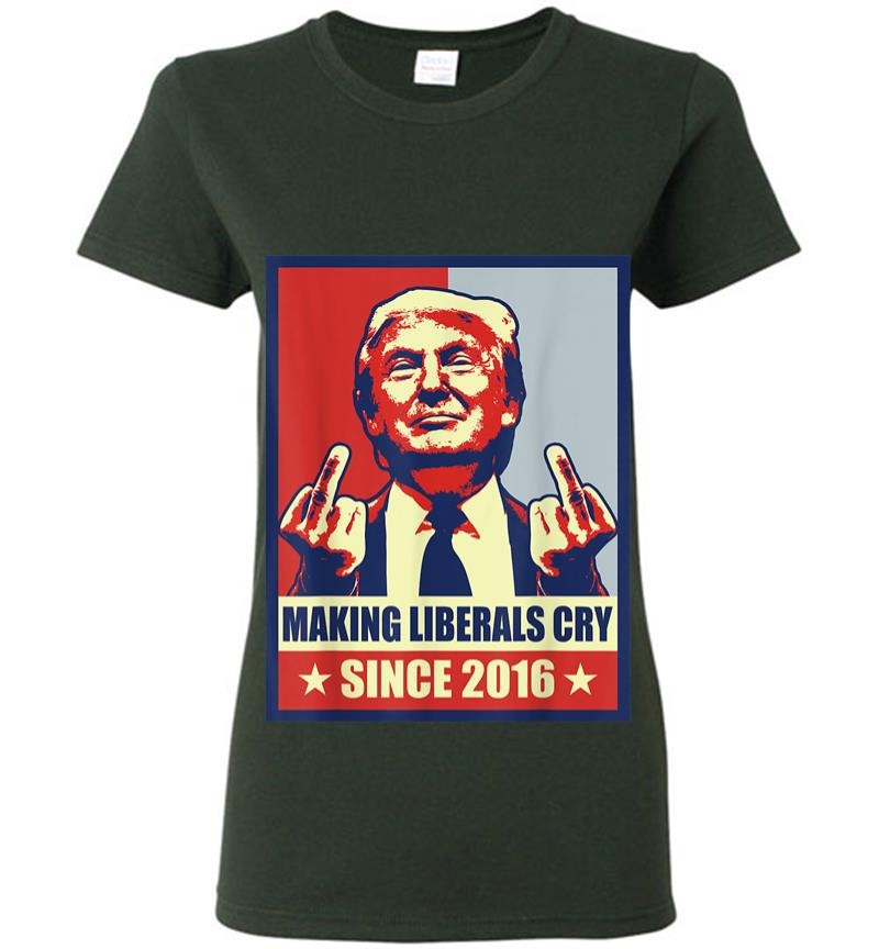 Inktee Store - Pro President Donald Trump Gifts 2020 Making Liberals Cry Women T-Shirt Image