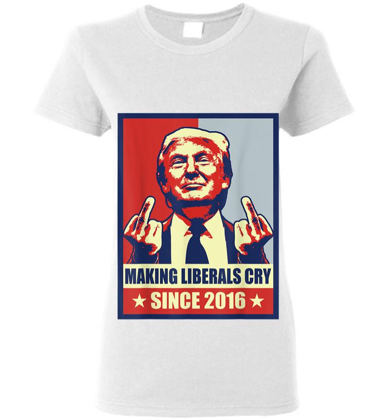 Inktee Store - Pro President Donald Trump Gifts 2020 Making Liberals Cry Women T-Shirt Image