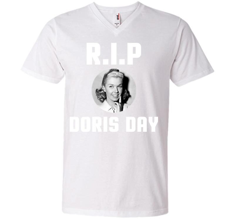 Inktee Store - R.i.p Doris Day V-Neck T-Shirt Image