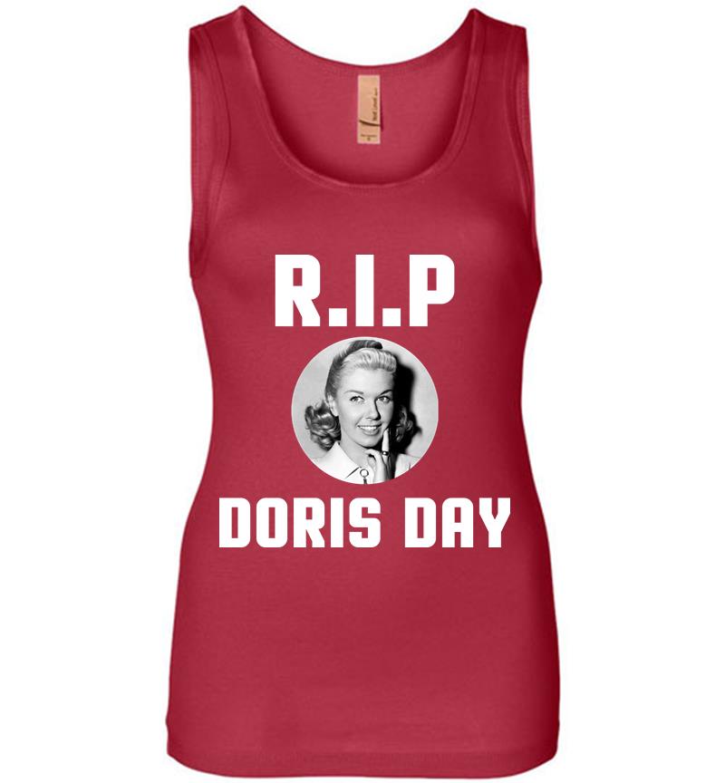 Inktee Store - R.i.p Doris Day Women Jersey Tank Top Image