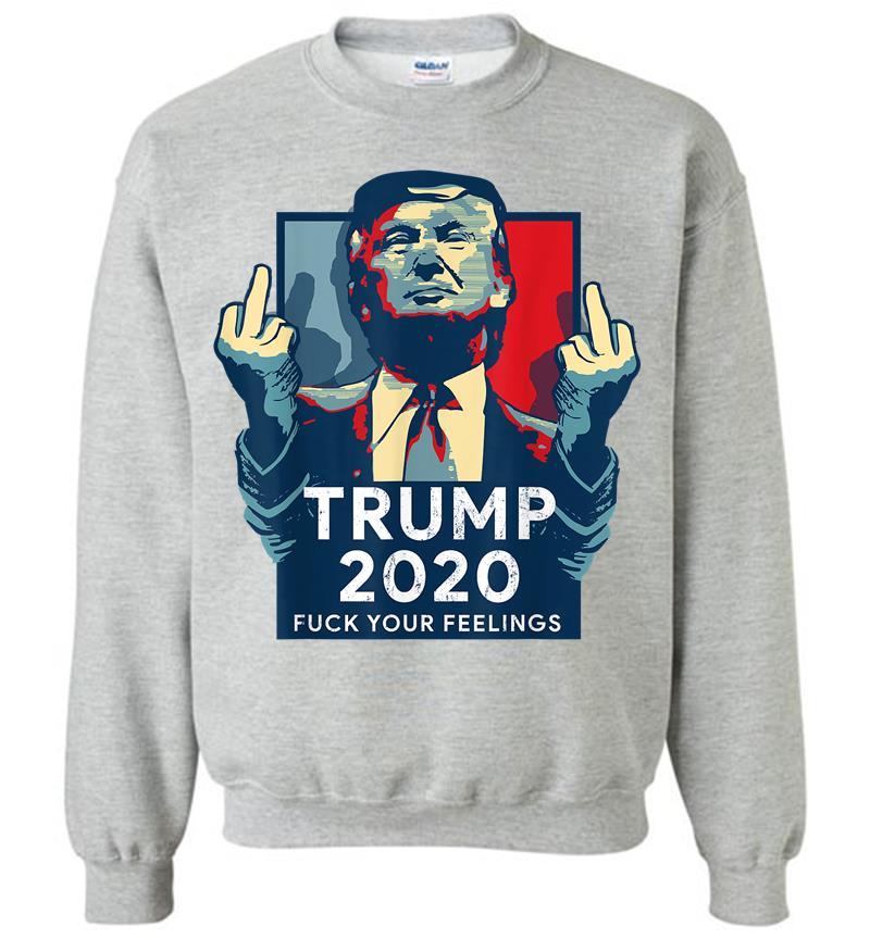 Inktee Store - Retro Vintage Donald Trump For President 2020 Sweatshirt Image