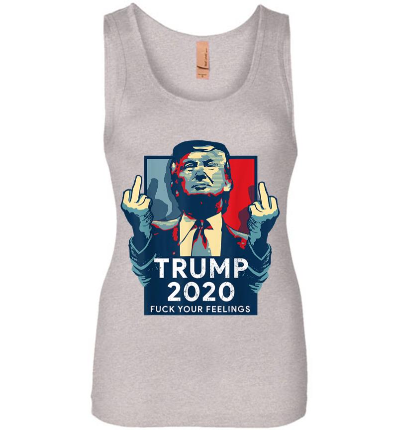 Inktee Store - Retro Vintage Donald Trump For President 2020 Women Jersey Tank Top Image