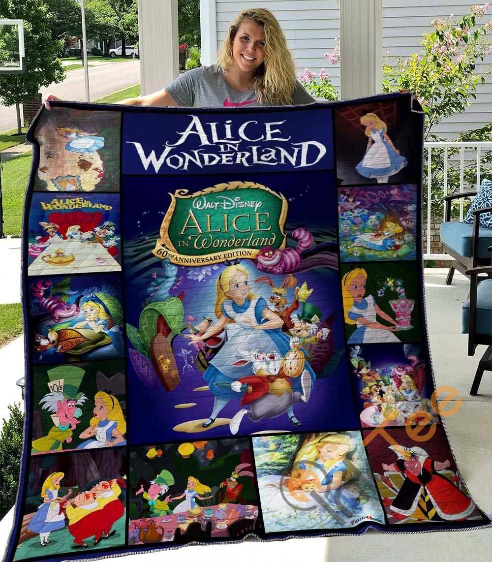 Alice In Wonderland Ver1 Blanket TH1507 Quilt