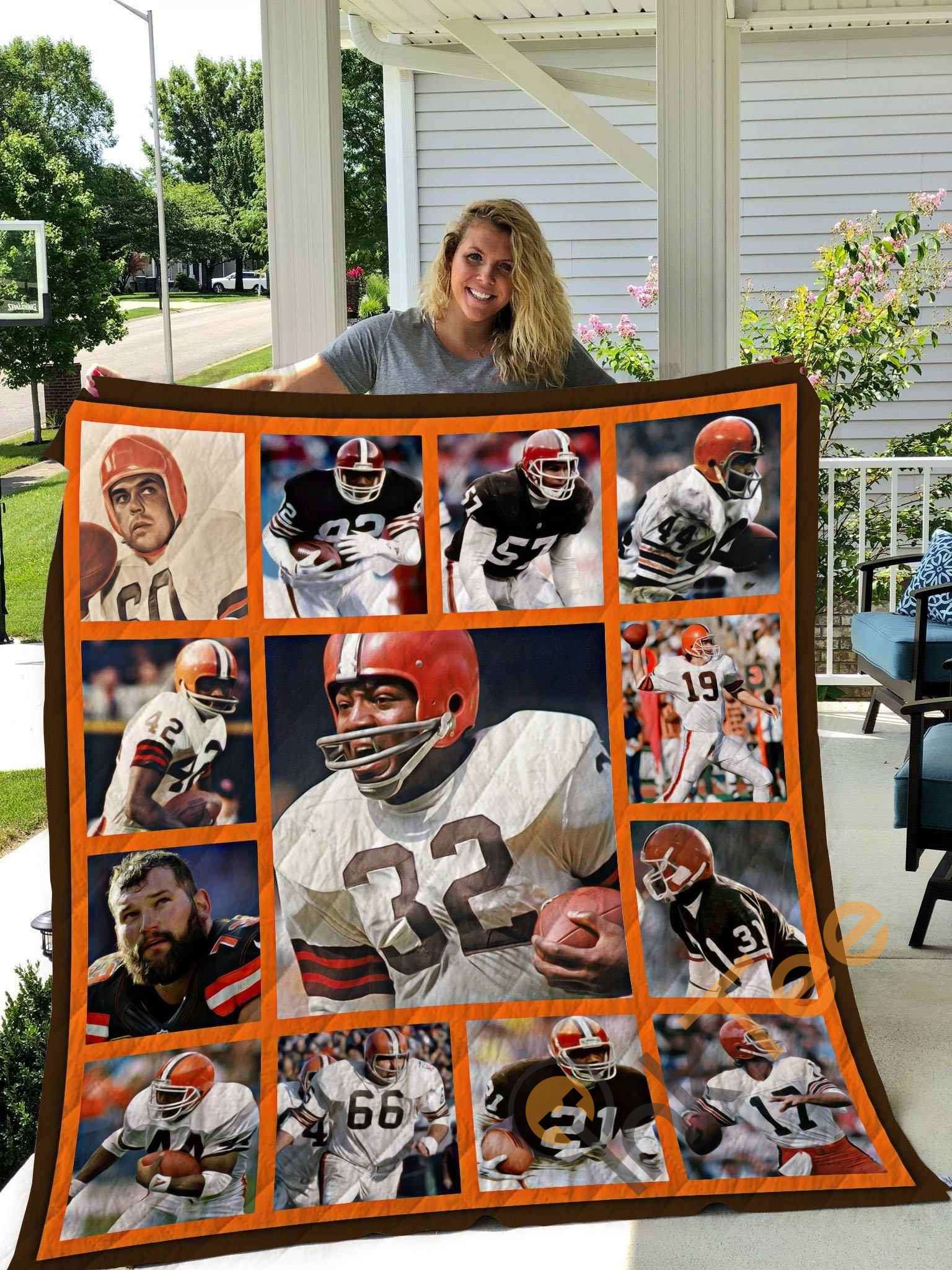 The Cleveland Browns 3D Quilt Blanket