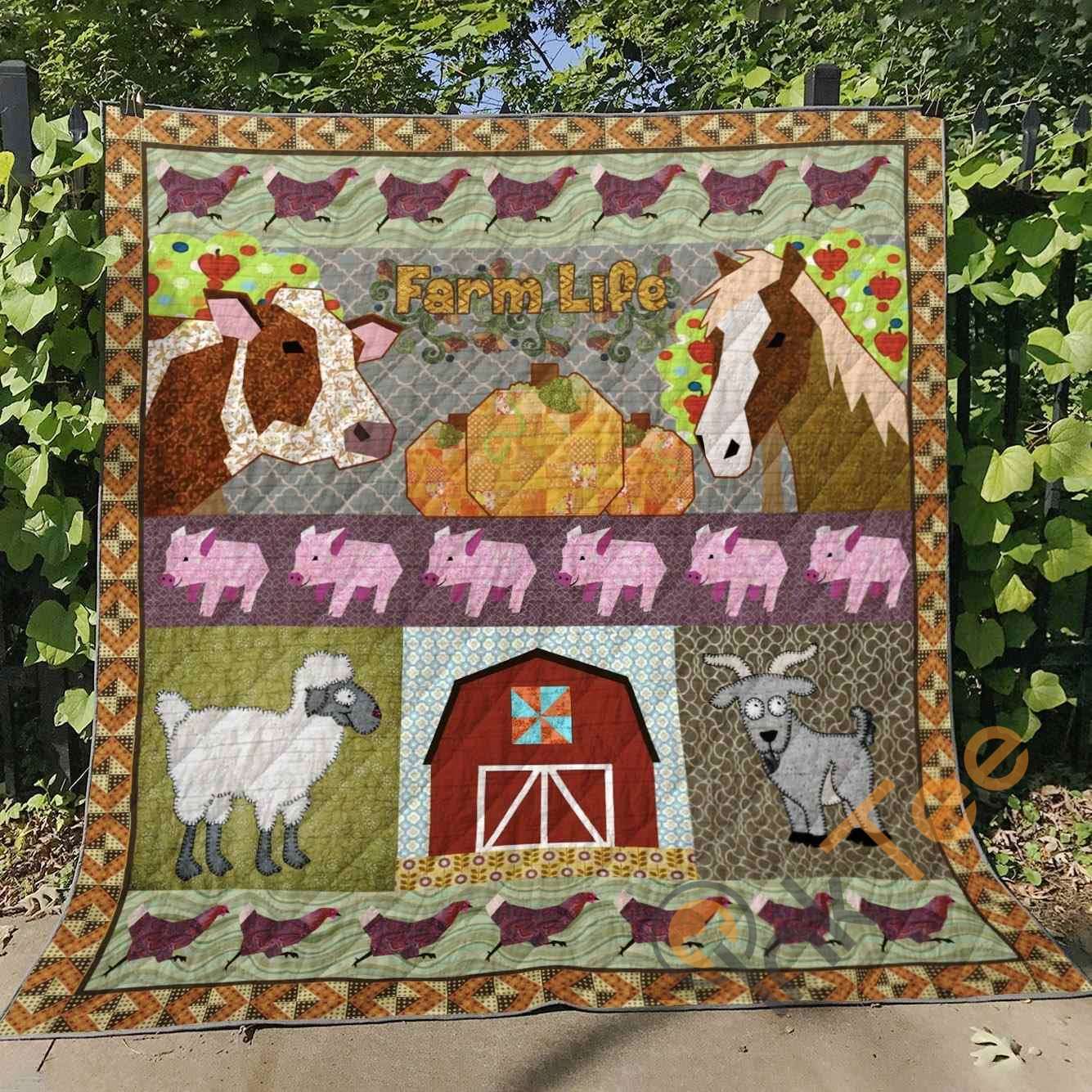 Farm Life Blanket TH0107 Quilt