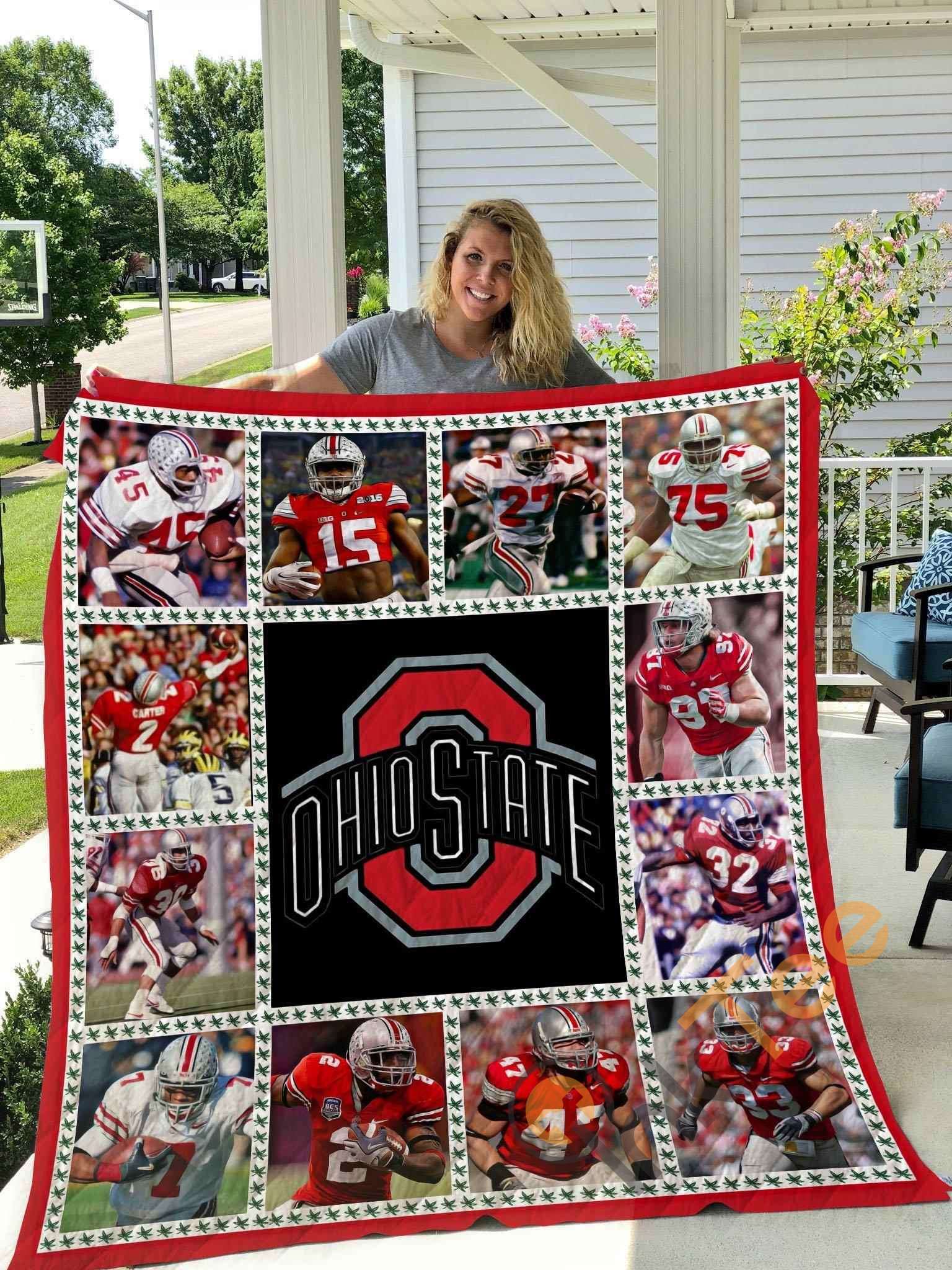 Ohio State Buckeyes Legends Blanket N2906 Quilt