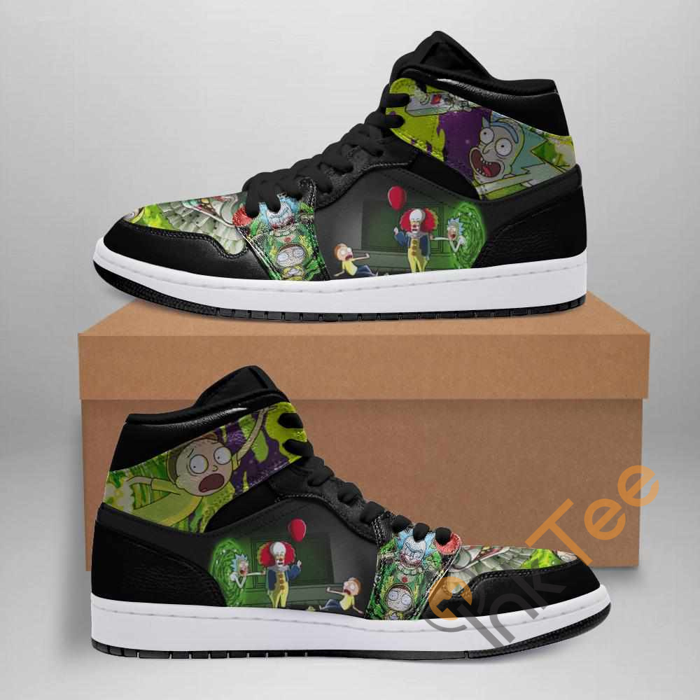 Rick And Morty Ha18 Custom Air Jordan Shoes - InkTee Store