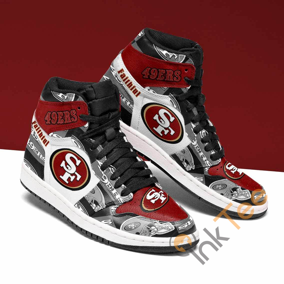 San Francisco 49ers Custom Air Jordan Shoes