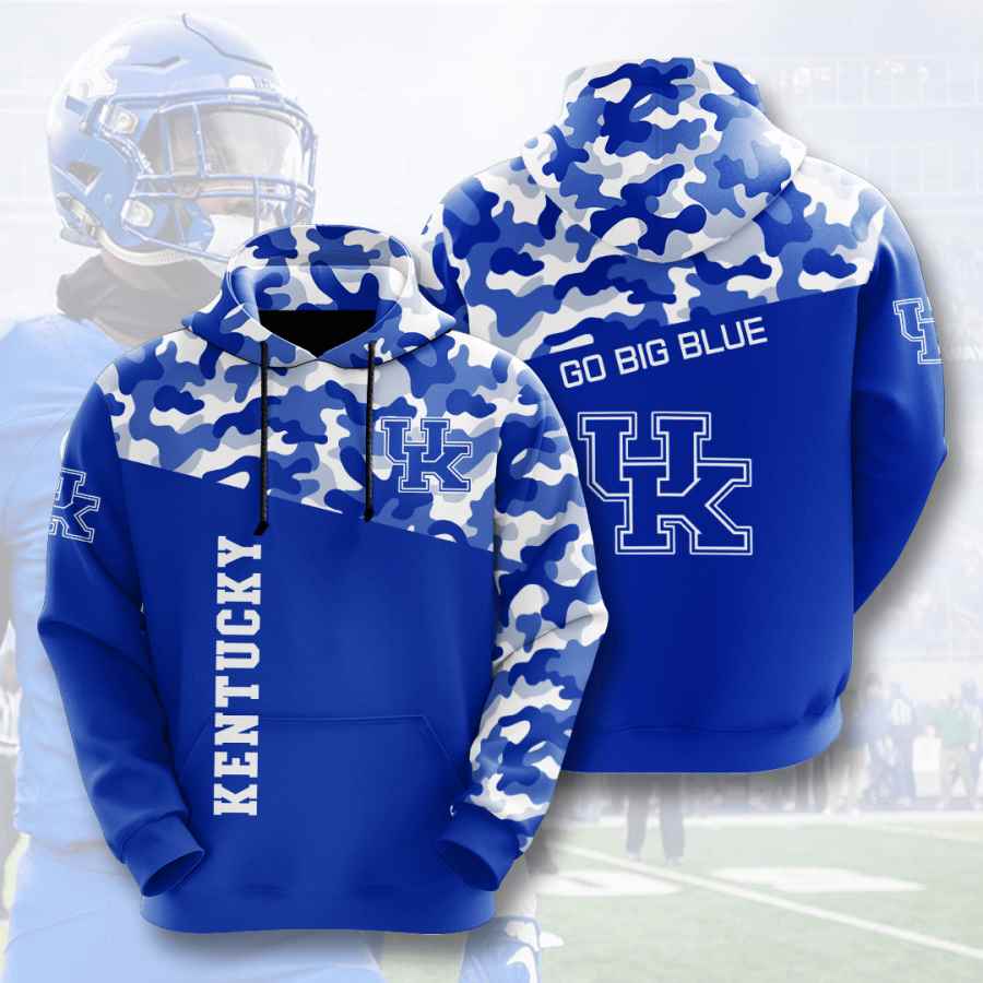 Sports American Football Ncaaf Kentucky Wildcats Usa 187 Pullover 3D ...