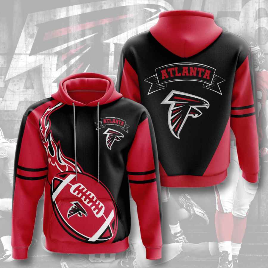 Sports American Football Nfl Atlanta Falcons Usa 384 Hoodie 3D