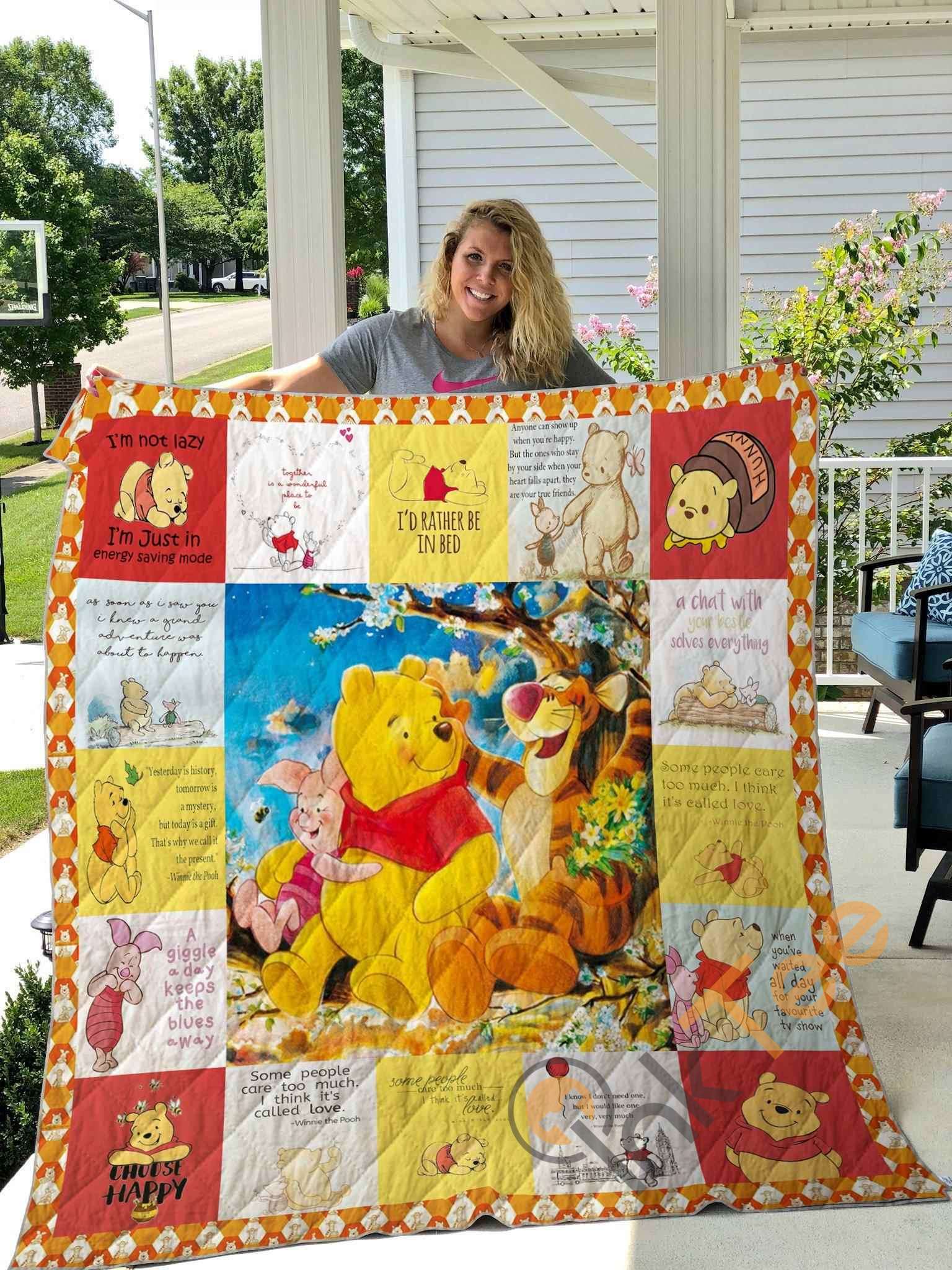 Winnie The Pooh Blanket HA0910 Quilt