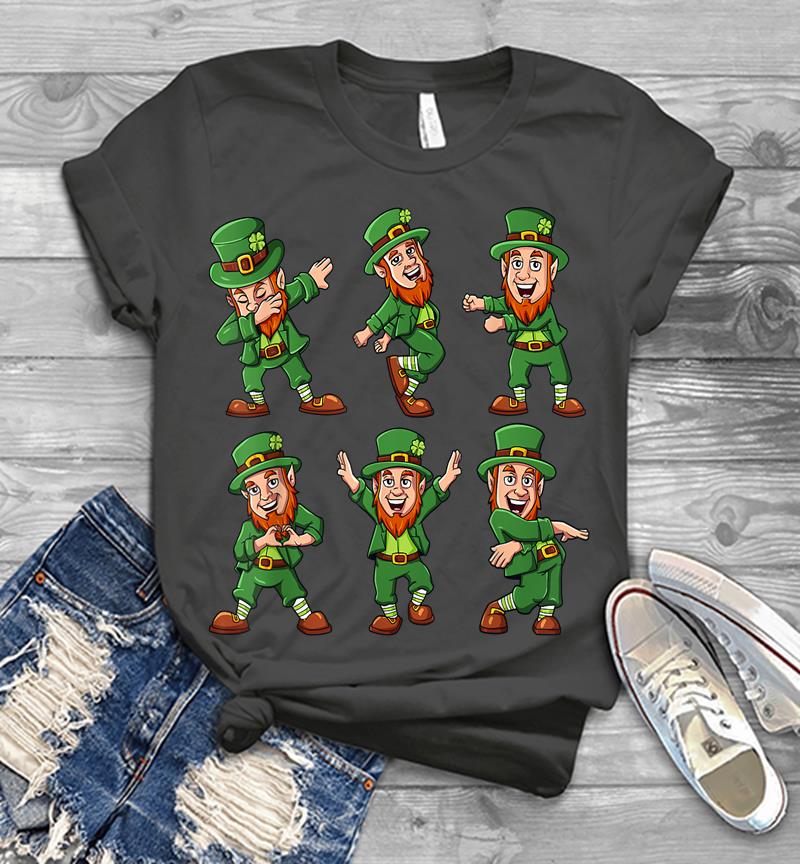 Dancing Leprechauns St Patricks Day Funny Boys Girls Kids T-Shirt