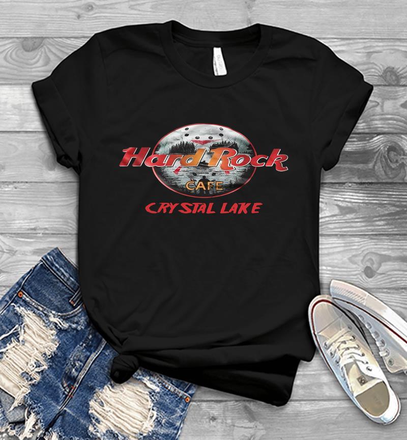 Friday The 13th Jason Voorhees Hard Rock Cafe Crystal Lake Mens T-shirt