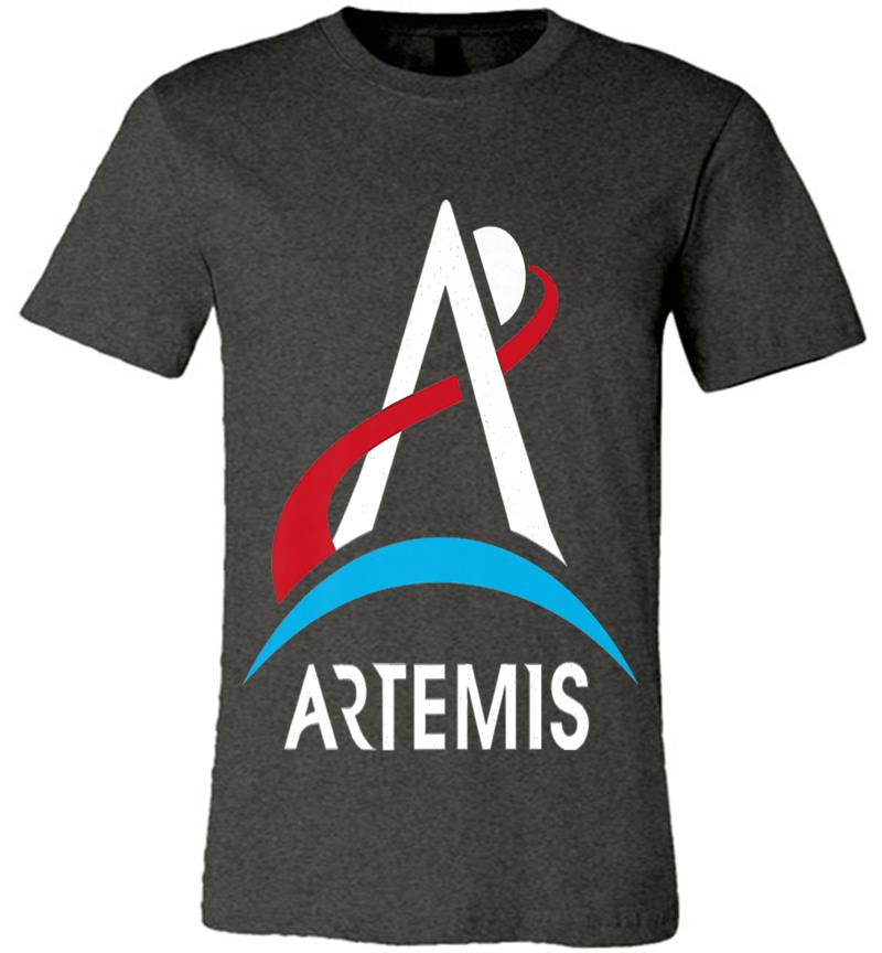 Official Nasa Artemis Program White Logo Premium Premium T-shirt