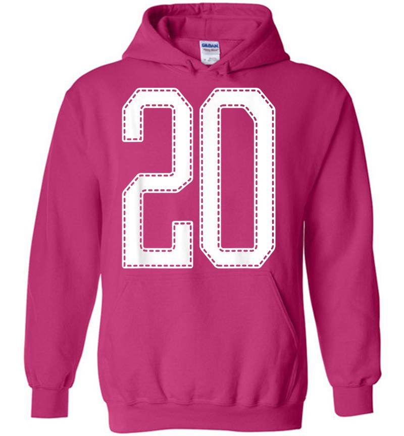 Official Team League #20 Jersey Number 20 Sports Jersey Hoodies