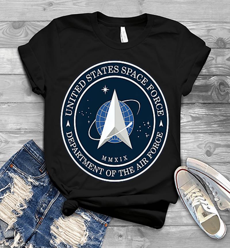 United States Space Force Ussf Mans Short Sleeve Shirts 