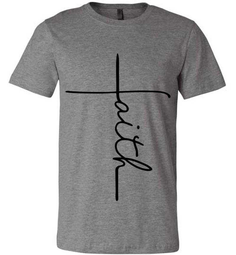 Womens Christian Faith Bible Verse Premium T-shirt - InkTee Store