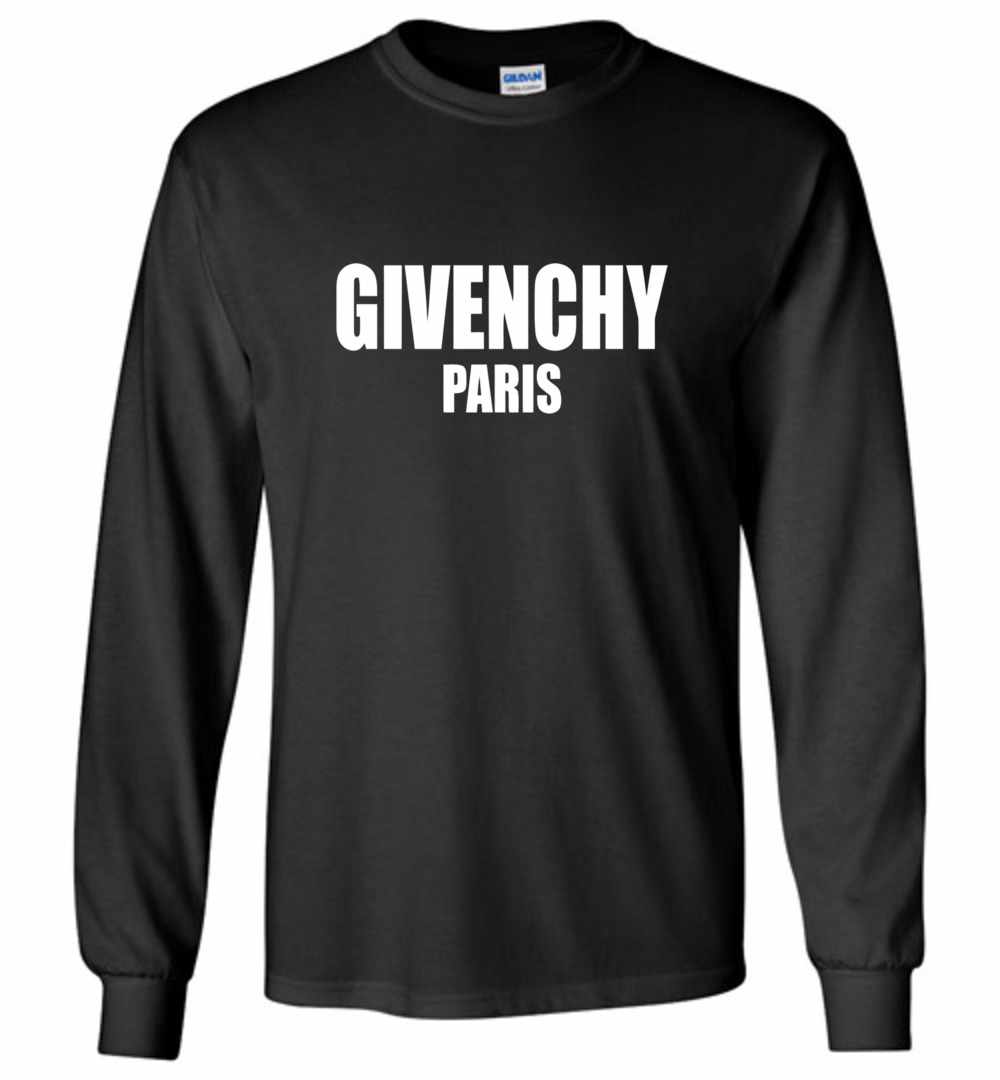 Givenchy Paris Long Sleeve T-Shirt