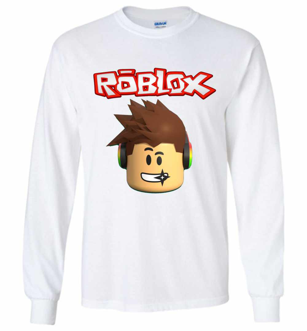 Roblox Character Head Long Sleeve T Shirt