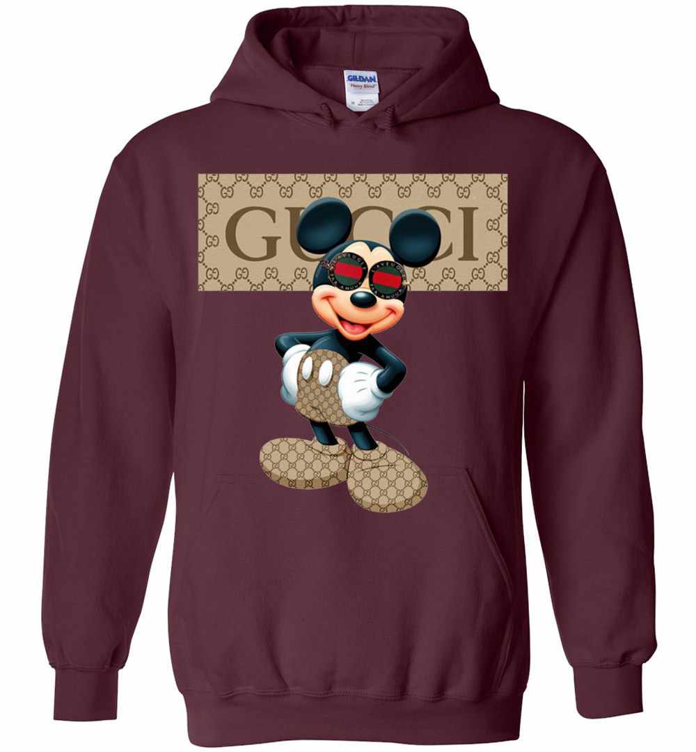 Gucci Stripe Mickey Mouse Stay Stylish Hoodies - InkTee Store